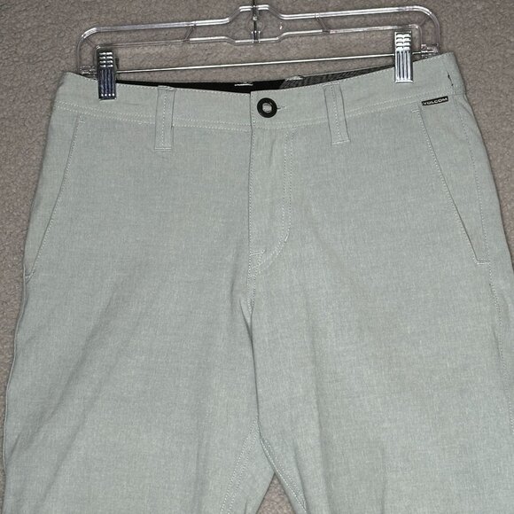 Volcom True To This Shorts Mens Size 28 Skate Surf Beach Gray Hybrid Preppy - Picture 4 of 13